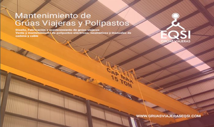 FABRICACIÓN Y MANTENIMIENTO DE GRUAS VIAJERAS Y POLIPASTOS