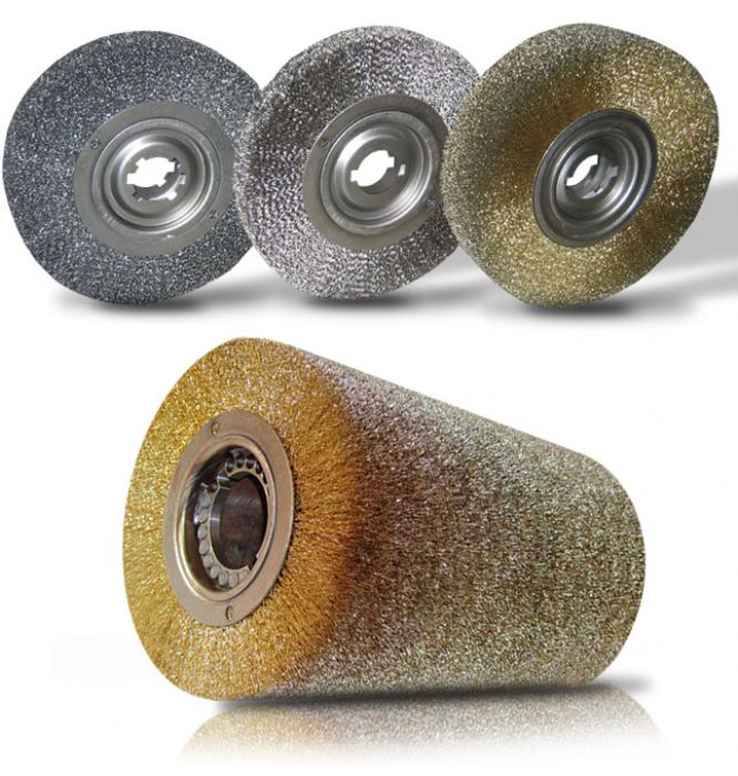 CEPILLOS DE ACERO INOXIDABLE