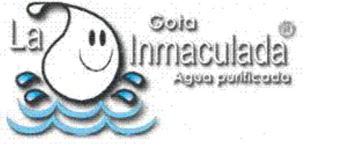 la gota inmaculada "agua purificada embotellada"
