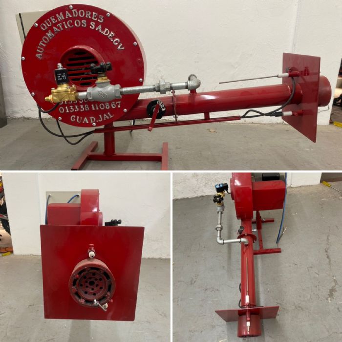 Quemador automatico a gas con turbina de 10"
