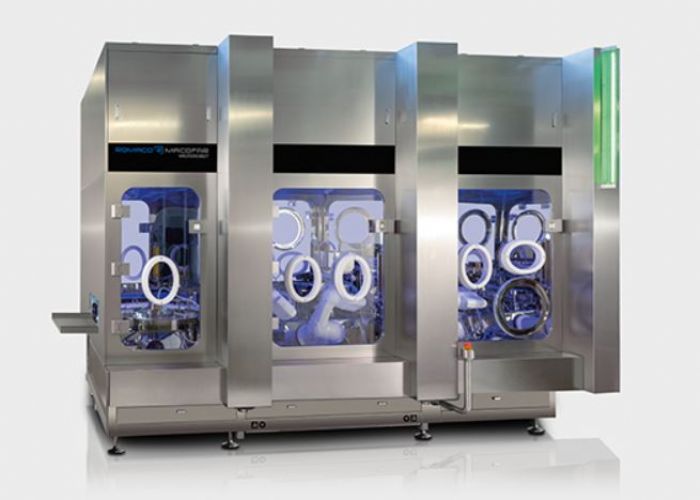 MicroRobot 50 Robotic micro dosing machine under isolator