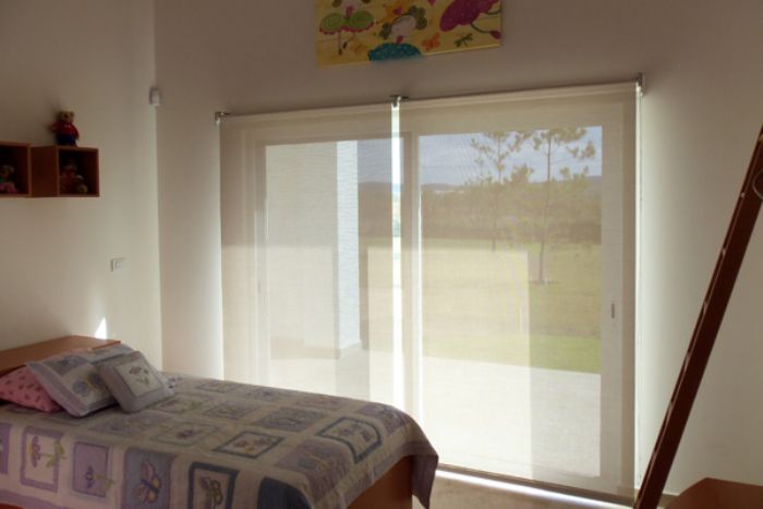 Cortinas enrollables de interior y exterior