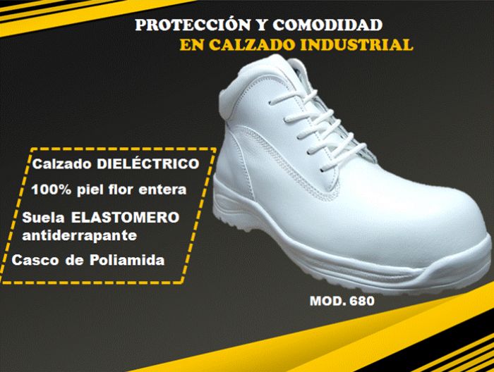 CALZADO INDUSTRIAL BLANCO