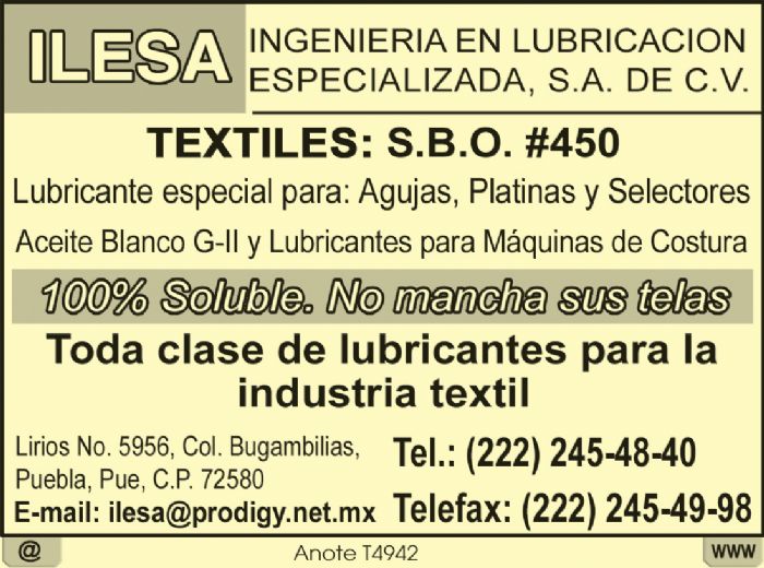 Lubricantes especial para selectores