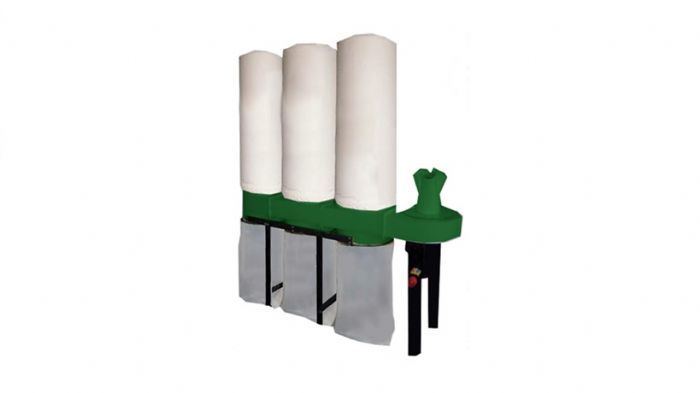 COLECTOR DE POLVO DE 5 HP, 3 BOLSAS