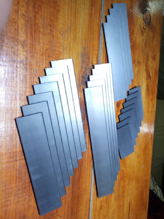 Paletas de carbón-grafito