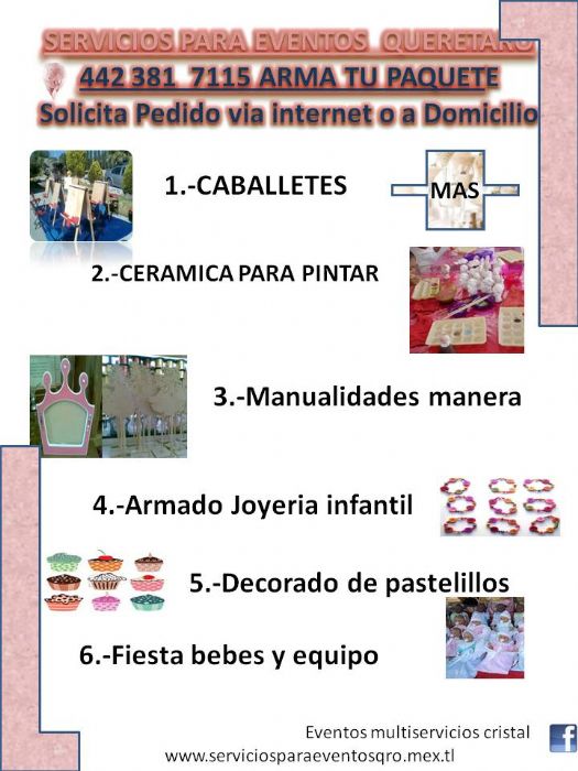 MANUALIDADES PARA EVENTOS