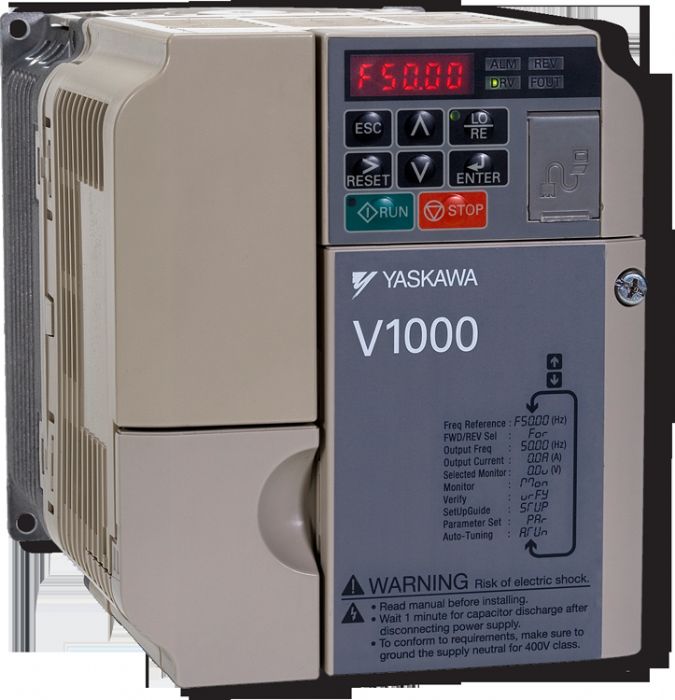 V1000 Variador Yaskawa, Inversor vectorial de corriente más compacto del mundo