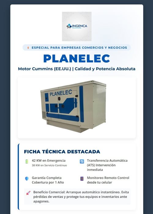 Planta de emergencia de 42KW
