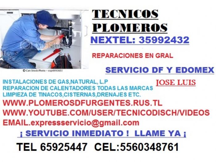 destapacaños df y edomex
