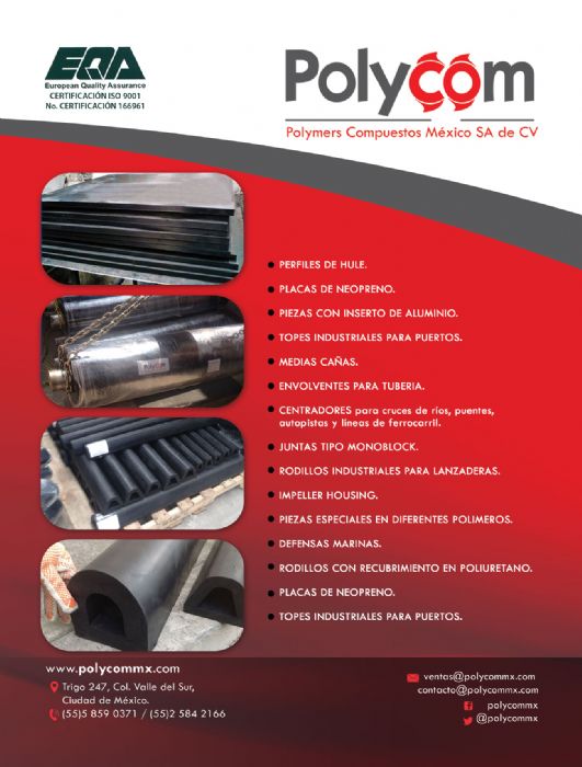 HULES PARA TODA INDUSTRIA, PLACAS DE NEOPRENO, PERFILES POLYCOM, ROLLOS DE NEOPRENO
