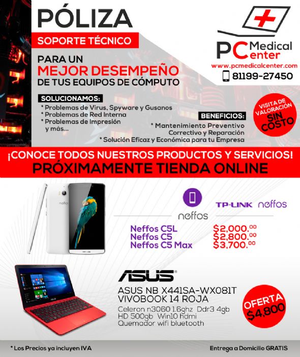 Venta de Computadoras y SmartPhone