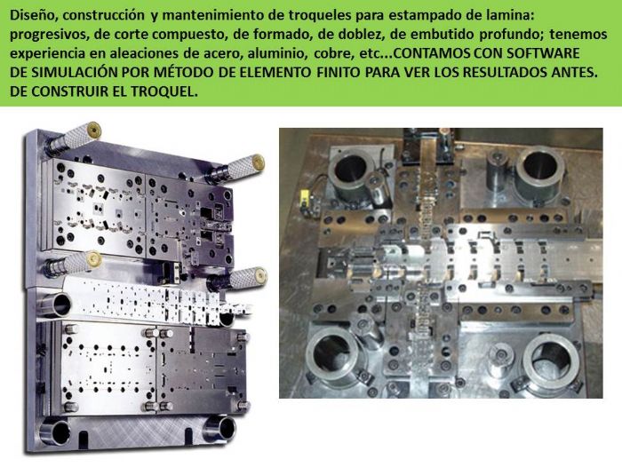 Troqueles para estampado de lamina