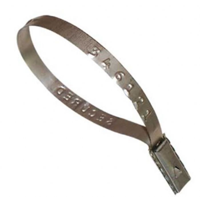 Sello de seguridad metálico tipo pulsera