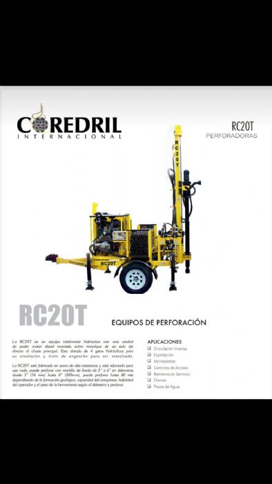 RC20T EQUIPO DE PERFORACIÓN
