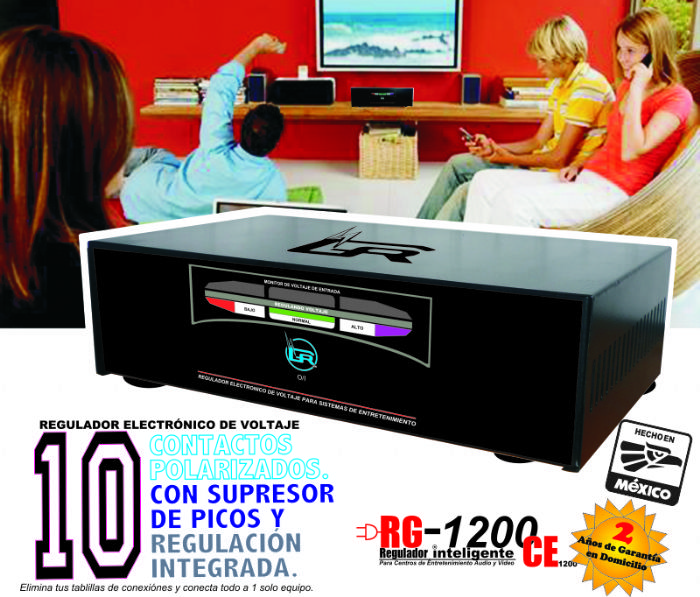 Regulador de Voltaje Para sistemas de entretenimiento.