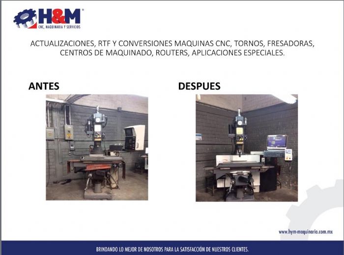 RETROFITS Y ACTUALIZACIONES EQUIPOS CNC