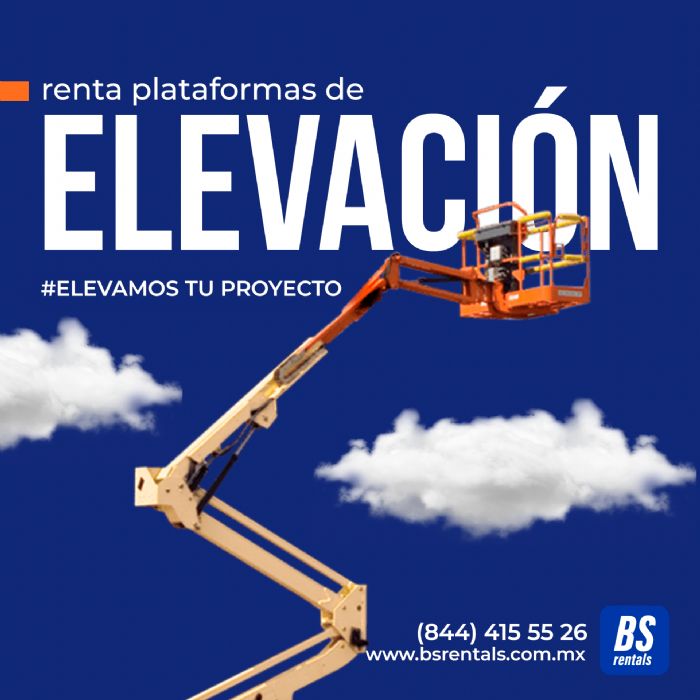 Renta de plataformas de elevación