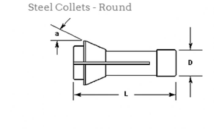 COLLET DE ACERO SUIZO 