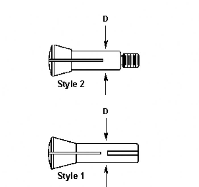 COLLET DE SUJECION REDONDO 