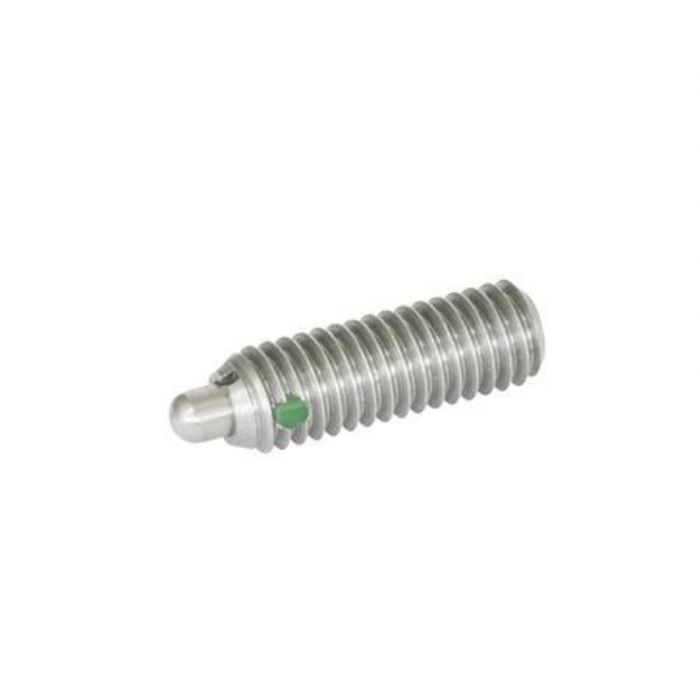 Posicionadores de muelle Acero inoxidable, con vástago de acero inoxidable