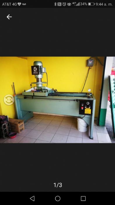 Maquina cepilladora para cabezas automotrices 