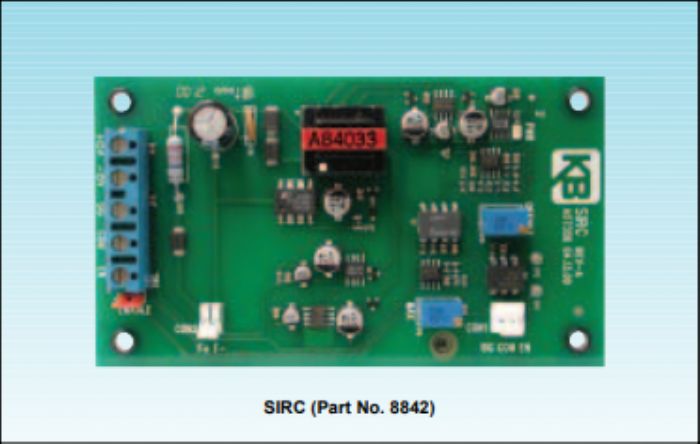 SIRC, aislador de señal bipolar, se instala dentro de KBRC