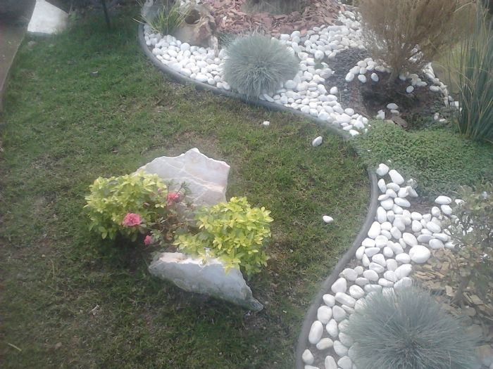 Elegante Jardin Con Separador Plastico