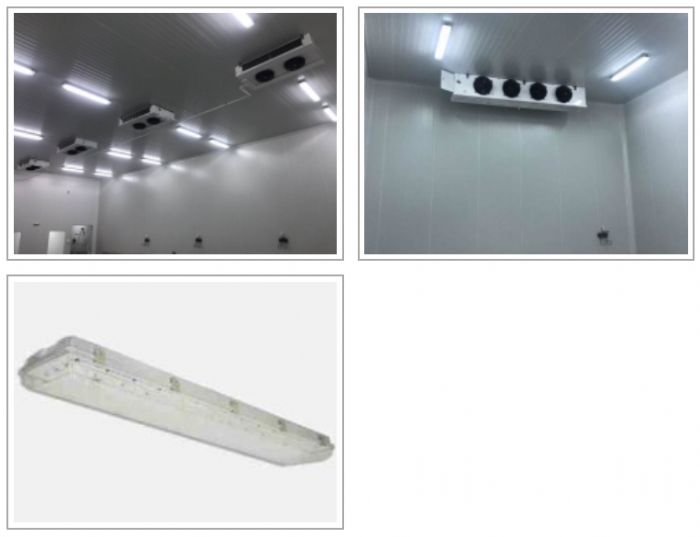 Sistemas de iluminacion para frigorificos