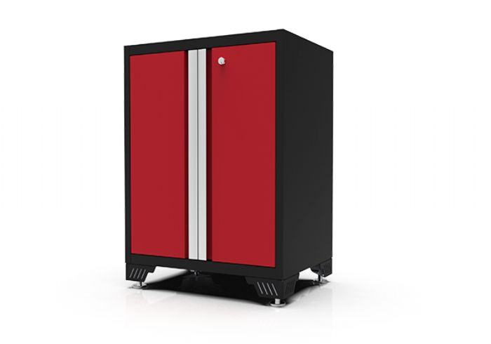 Base storage cabinet with doors