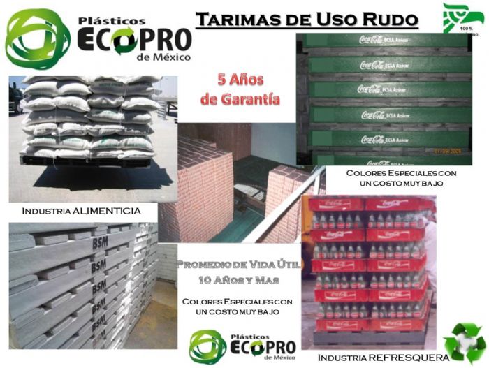 TARIMAS DE PLASTICO