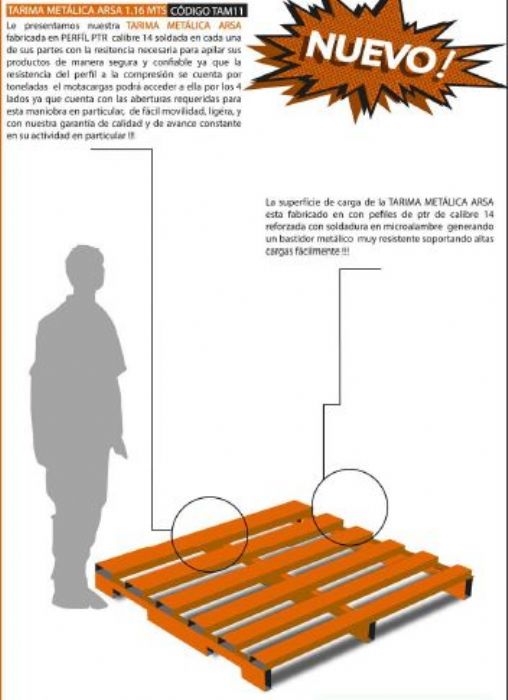 TARIMAS METALICAS