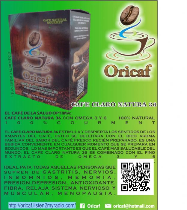 CAFE CLARO NATURA 36