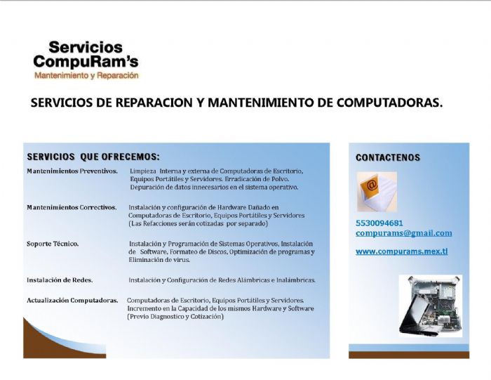 Servicios para Computadoras