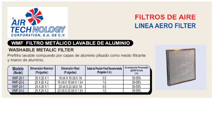 FILTROS DE AIRE