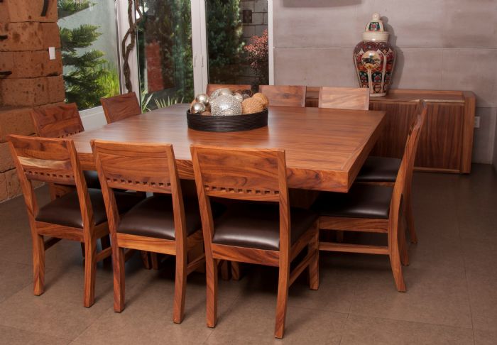 comedor en madera de huanacaxtle
