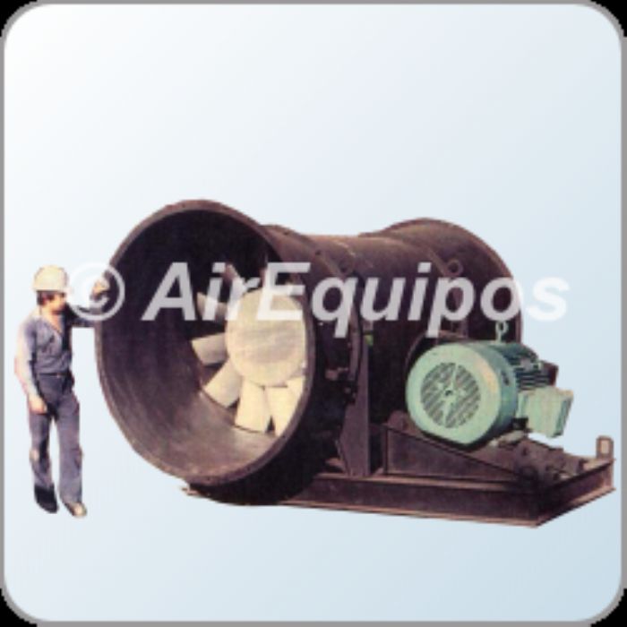 Vaneaxiales con rotor de aluminio