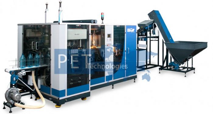 Máquina sopladora de garrafones PET