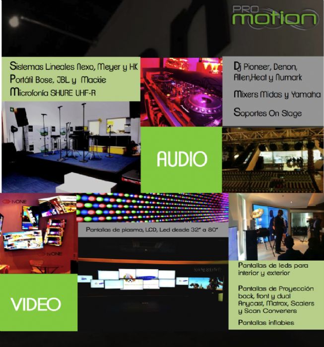 Renta Audio y Video