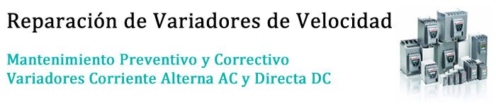 reparacion de variadores de velocidad