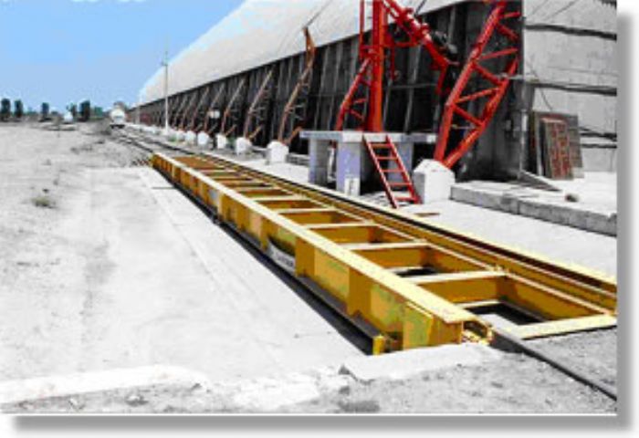 Báscula ferrocarrilera completa