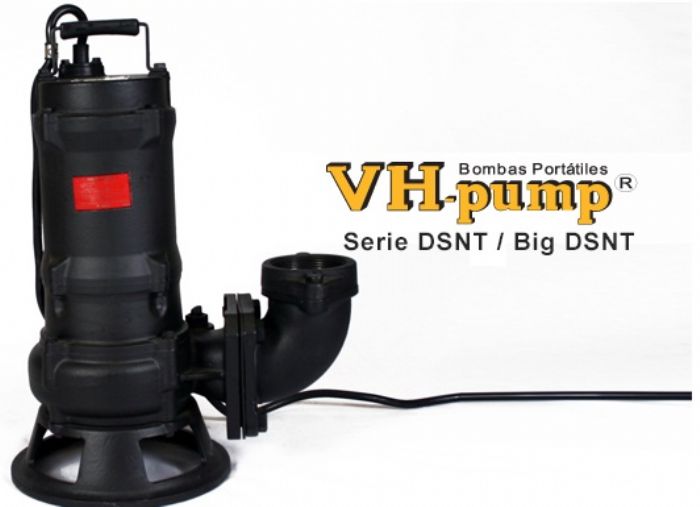 Bomba Vh pump para bombeo de grandes capacidades de aguas negras.