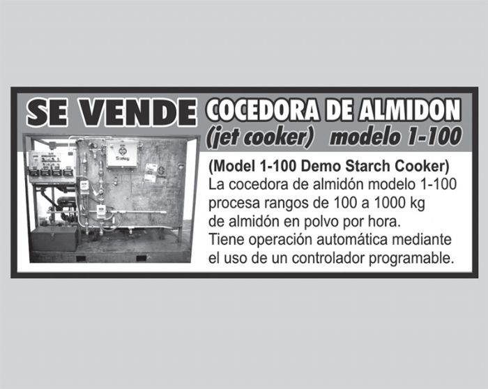 Cocedora de almidon