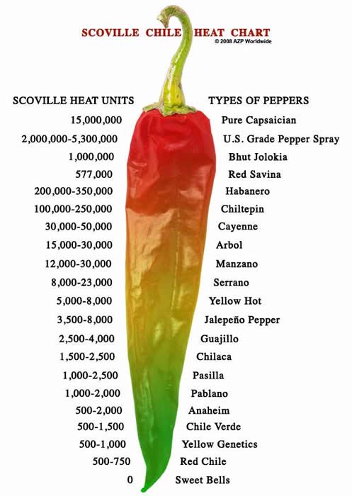 Oleorresinas de Chiles