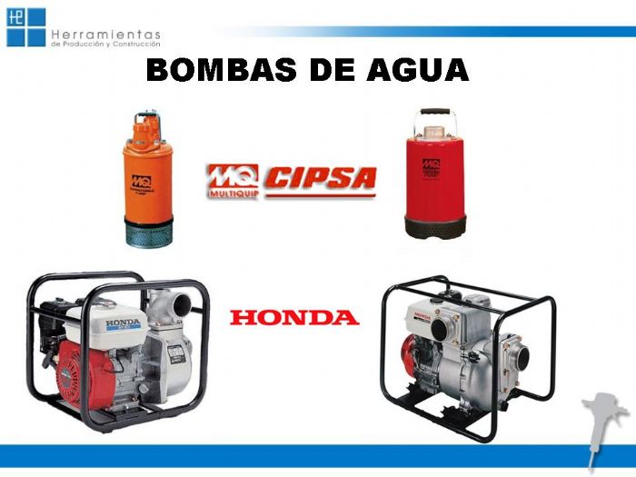 RENTA BOMBAS DE AGUA