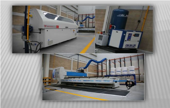 CNC para Madera y Chapeadora de Cantos