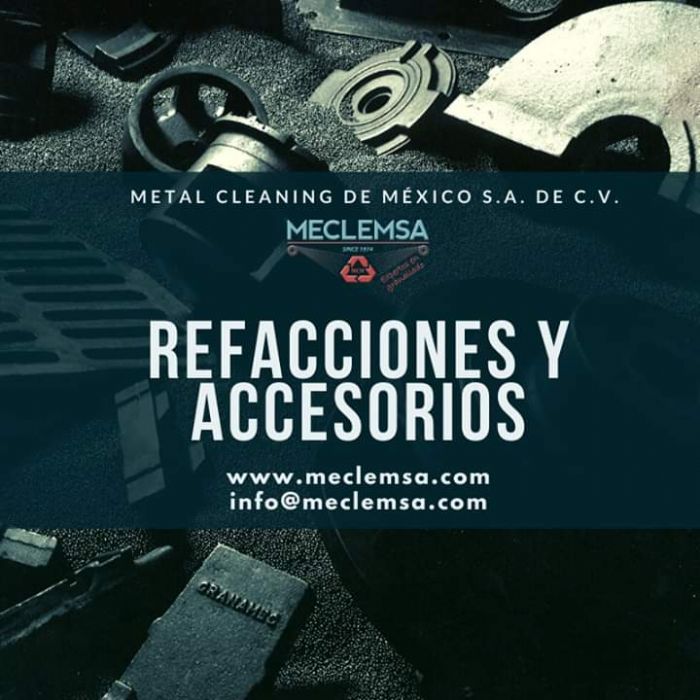 Refacciones para equipos de granallado