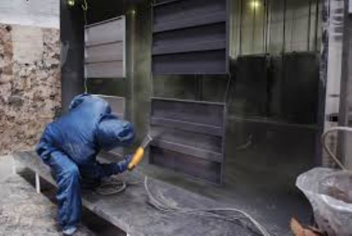 PROCESO EN CABINA ELECTROSTATICA