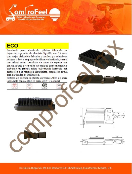 luminaria led´s ECO