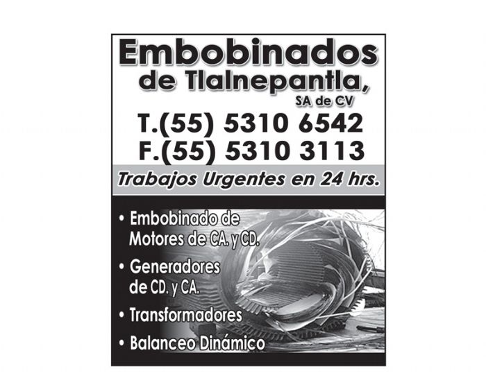 Embobinados de motores CA y CD